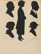 Sheila Charlton (née Ross); Theophilus Charlton; Dorothy Albert; W. E. Hobson and an unknown man NPG D46418