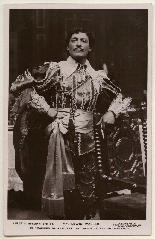 Lewis waller (william waller lewis) as marcel de st pol, marquis de bardelys in 'bardelys the magnificent' npg x197860