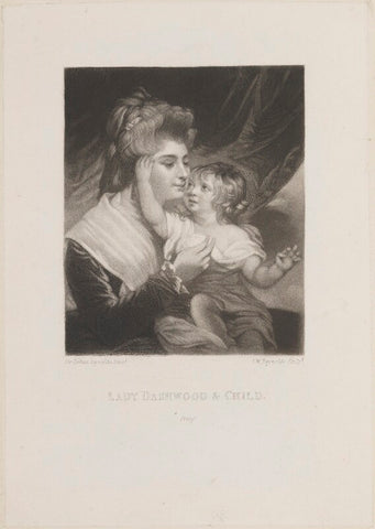 Mary Helen (née Graham), Lady Dashwood; Henry George Mayne Dashwood NPG D14760