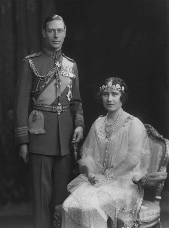 King george vi; queen elizabeth, the queen mother npg x28016