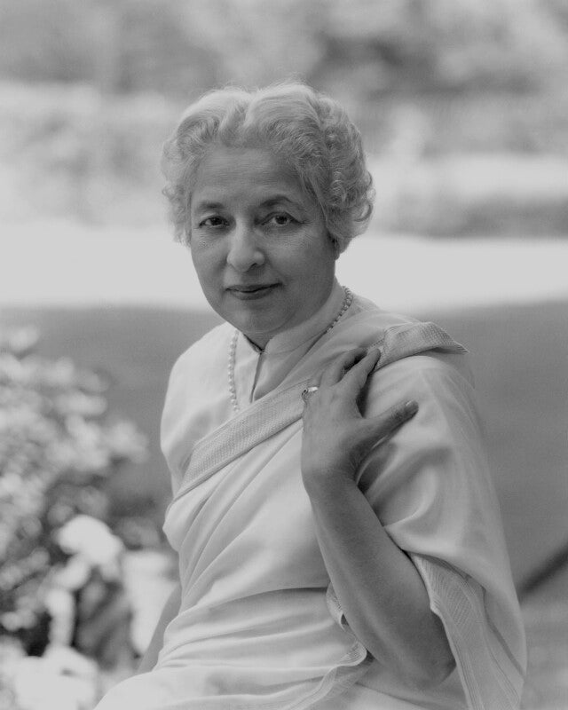 Vijaya lakshmi pandit (née sarup kumari nehru) npg x104679