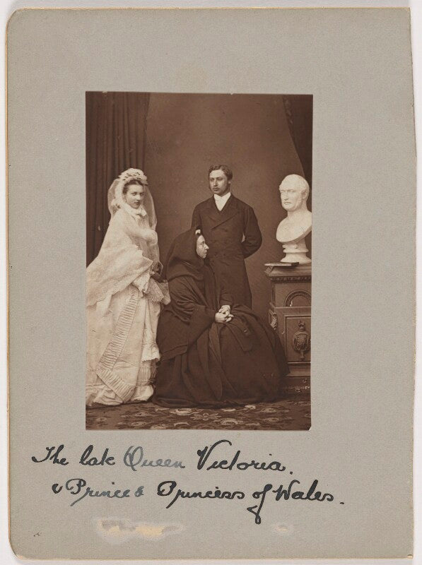 Queen alexandra; queen victoria; king edward vii npg x30570