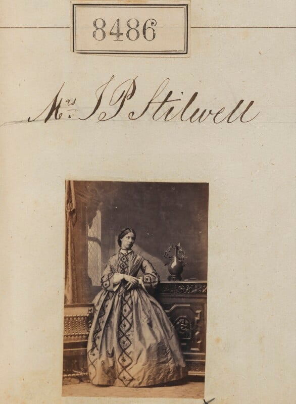 Georgiana elizabeth stilwell (née stevens) ('mrs j.p. stilwell') npg ax58308