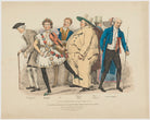Charles Mathews as six characters in 'Stories' NPG D38320
