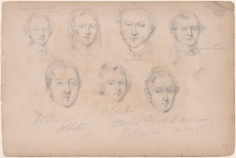 Baker; mrs tucker; mr tucker; mr l. sargeant; mr patterson; mr corbett; mr b. nicholson npg d23313(45)