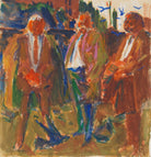 Trade Unionists (sketch) (Joe Gormley; Thomas Jackson; Sidney Weighell) NPG 5793(7)
