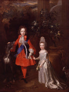 Prince James Francis Edward Stuart; Princess Louisa Maria Theresa Stuart NPG 976