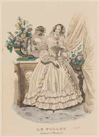'Grand Toilette de matin - Morning Concert Dress', May 1840 NPG D47856