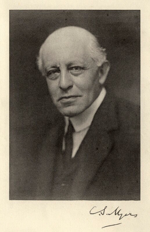 Charles samuel myers npg x21469