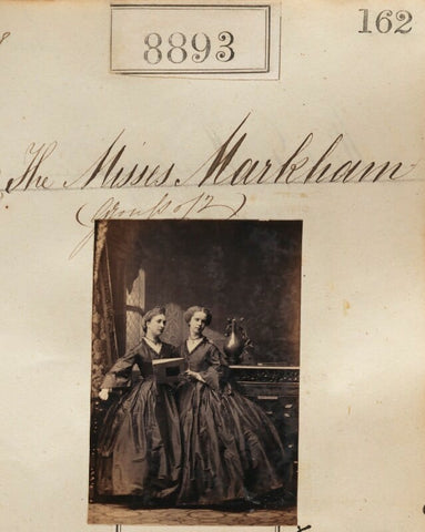 Mary Anne Josephine Lambert (née Segrave); Katherine Mary Whyte (née Segrave) ('The Misses Markham') NPG Ax58716