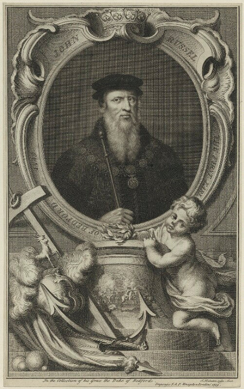 John russell, 1st earl of bedford npg d24817