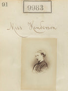 Miss Henderson NPG Ax59701