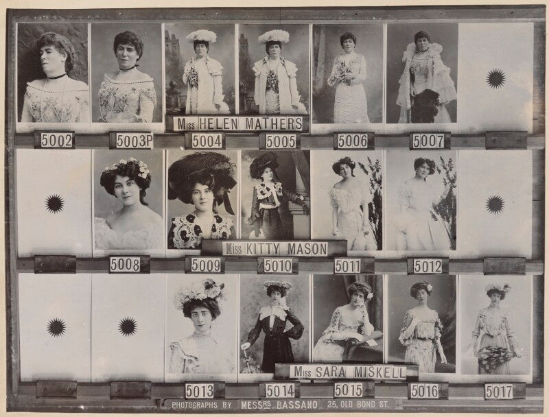 Helen mathers (helen buckingham reeves, née mathews); kitty mason; sara miskell npg ax136824