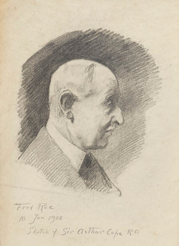 Sir arthur stockdale cope: study for 'the passing of john sargent.' npg d43165
