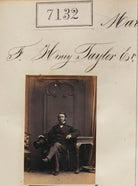 Mr F. Henry Tayler NPG Ax57048