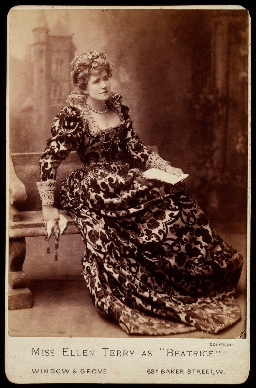 Ellen terry as beatrice in 'much ado about nothing' npg x16969