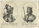 King Stephen; King Henry II (fictitious portraits) NPG D22801
