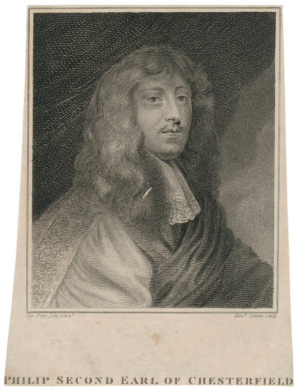 Philip stanhope, 2nd earl of chesterfeld npg d29487