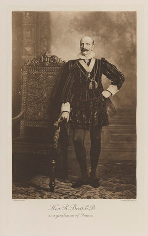 Reginald Baliol Brett, 2nd Viscount Esher as a gentleman of France NPG Ax41189