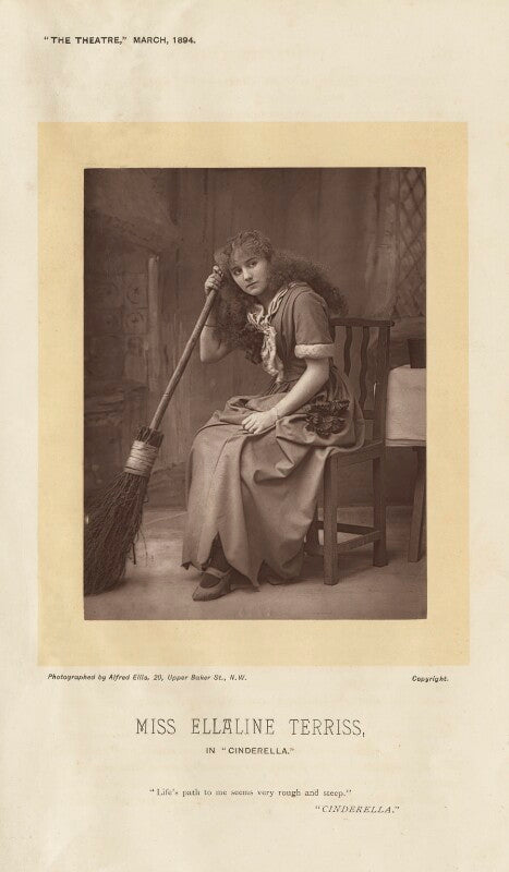 Ellaline terriss as cinderella in 'cinderella' npg x26827