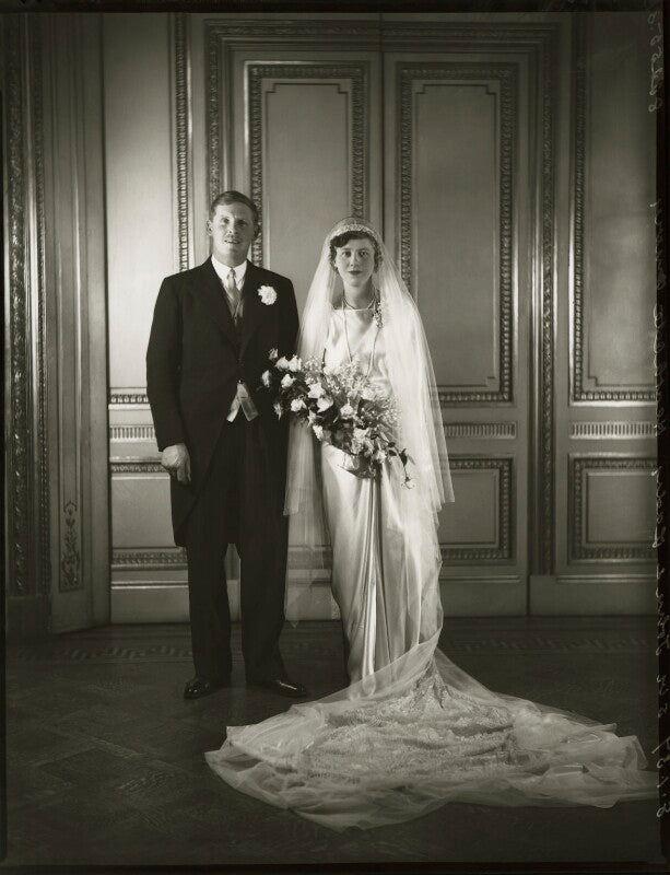 The wedding of sir john heathcoat amory and joyce wethered npg x124408