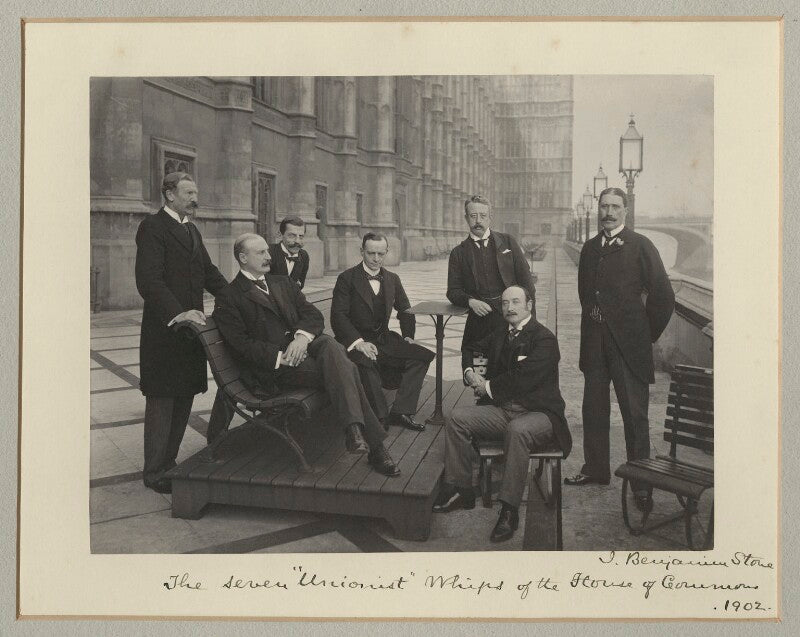 'the seven "unionist" whips of the house of commons' npg x135304
