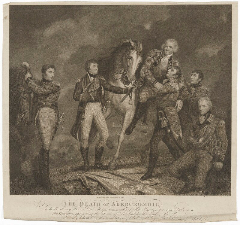 The death of abercrombie (sir ralph abercromby and five others) npg d13766