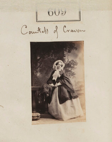 Emily Mary (née Grimston), Countess of Craven NPG Ax50281