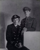 Patricia Edwina Victoria Knatchbull, 2nd Countess Mountbatten of Burma; John Ulick Knatchbull, 7th Baron Brabourne NPG x137055