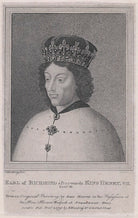 Unknown sitter engraved as King Henry VII when Earl of Richmond NPG D9416