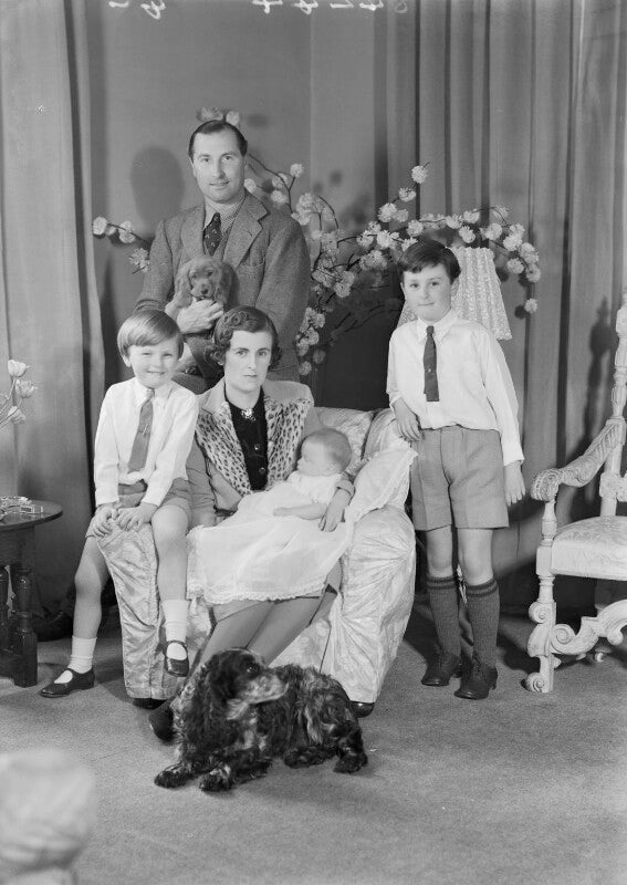 Hon. somerset arthur maxwell with his family npg x155423