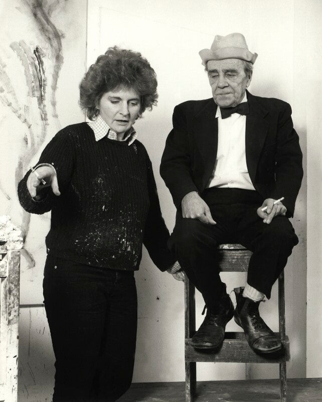 Maggi hambling; max wall npg x126704