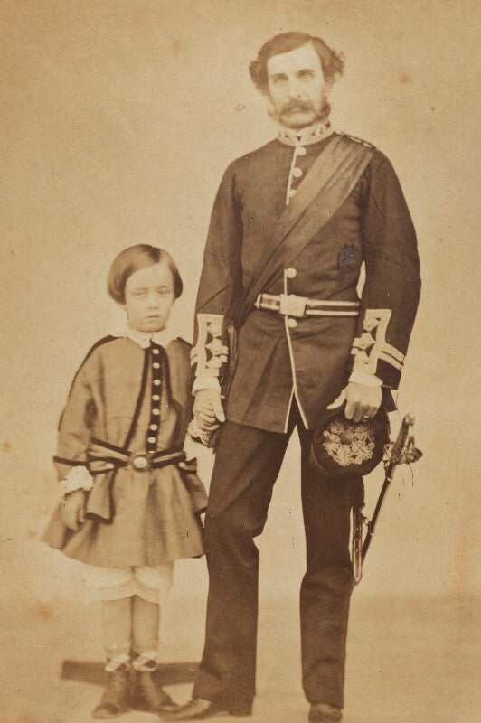 Charles fitzroy miller mundy with his son npg ax196715