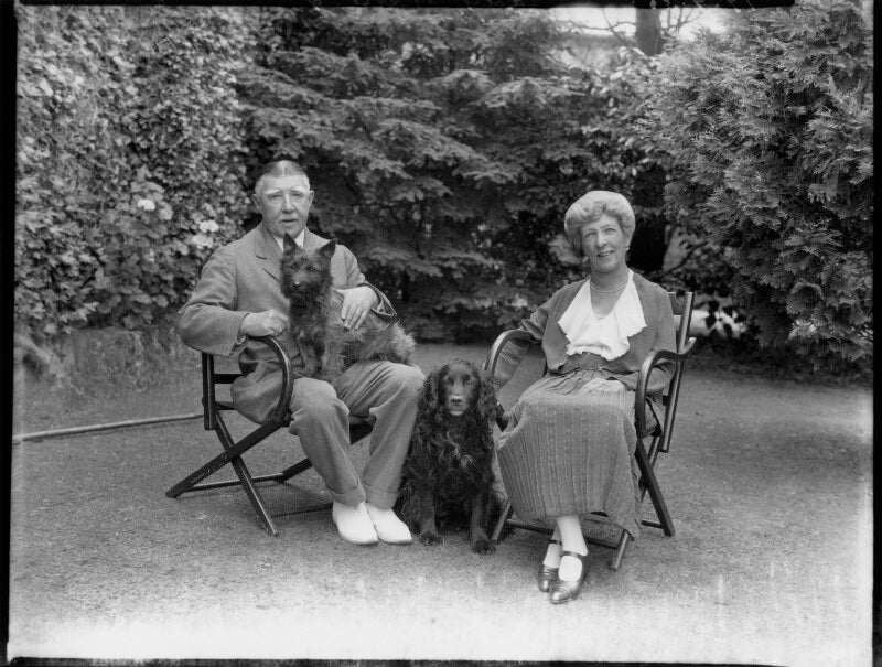 Sir percival scrope marling, 3rd bt; beatrice caroline (née beaumont), lady marling npg x151715