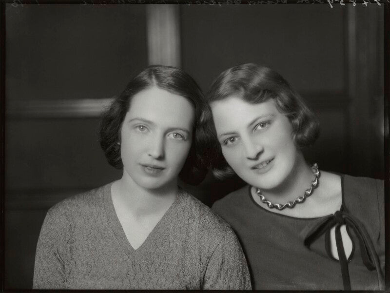 Barbara lawson johnston, lady luke; diana harris, countess of malmesbury npg x150119