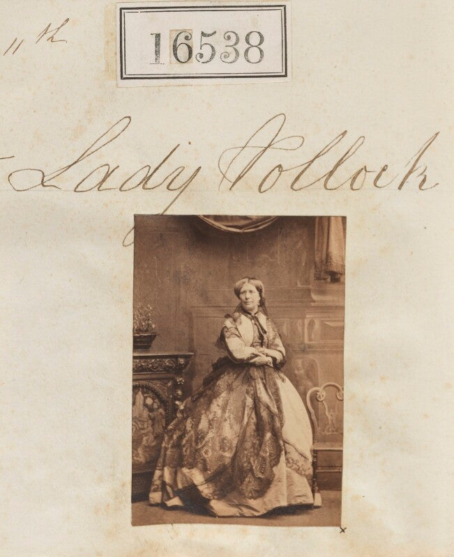 Probably sarah anne amowah (née langslow), lady pollock npg ax64447