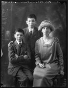 Nigel Benjamin Cohen; Stephen Behrens Cohen; Hannah Mildred ('Nina') (née Behrens), Lady Cohen NPG x122254