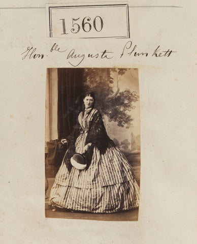 Hon. Augusta Anna Margaret Johnstone (née Plunkett) NPG Ax50954