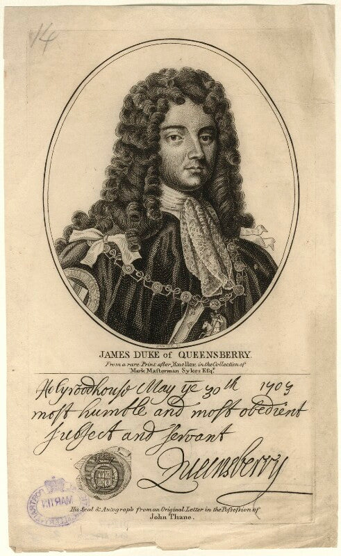 James douglas, 2nd duke of queensberry npg d1247