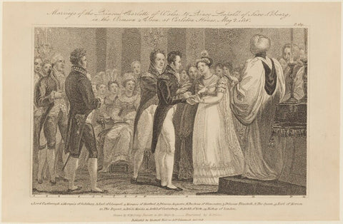 'Marriage of the Princess Charlotte of Wales to Prince Leopold of Saxe-Cobourg' NPG D16053