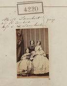 Miss Lambert; Miss E. Lambert; Miss C. Lambert NPG Ax54235