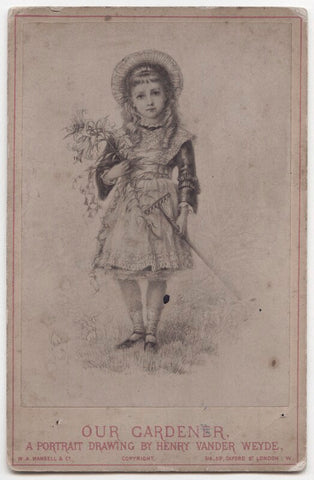 'Our Gardener, A Portrait Drawing by Henry Vander Weyde' NPG x197406