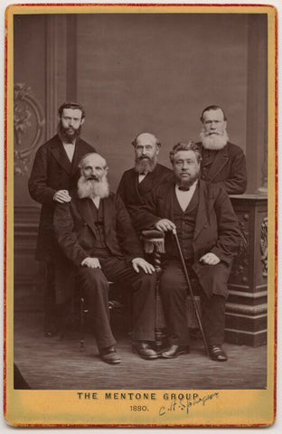 'The Mentone Group' (including Charles Haddon Spurgeon and Joseph Passmore) NPG x38839