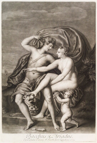 'Loves of the Gods': (Bacchus; Ariadne; Cupid) NPG D11709