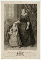 Unknown child called King James I of England and VI of Scotland and an unknown woman called Mary, Queen of Scots NPG D25049