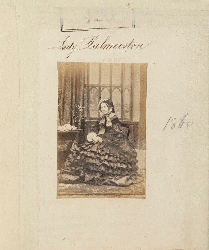 Emily mary ('amelia') (née lamb), viscountess palmerston npg ax50167