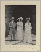 James Joicey, 1st Baron Joicey; Hon. Marguerite de Fontaine Drever Joicey; Marguerite Smyles (née Drever), Lady Joicey NPG x29017