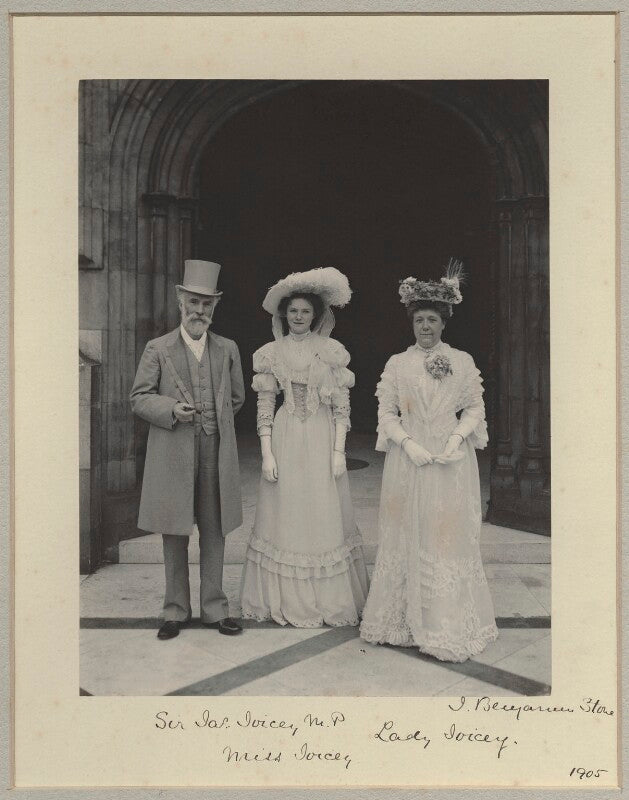 James joicey, 1st baron joicey; hon. marguerite de fontaine drever joicey; marguerite smyles (née drever), lady joicey npg x29017
