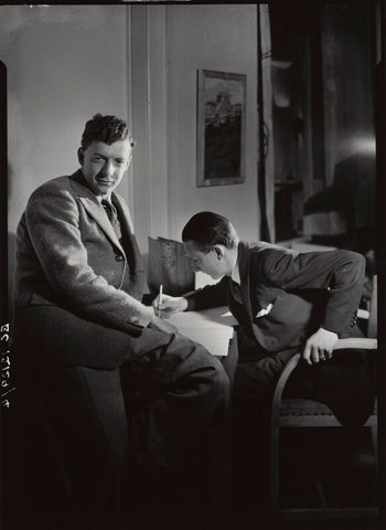 Benjamin Britten; Sir Lennox Randal Francis Berkeley NPG x1634