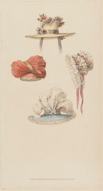 Head dresses, october 1825 npg d47578